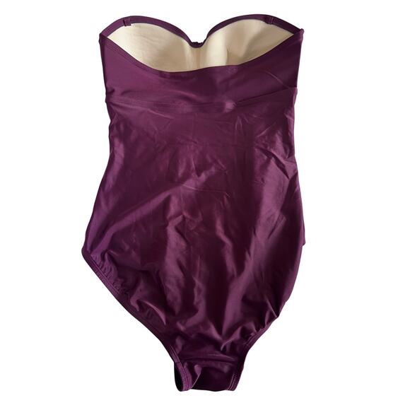 Merona Bandeau Style One Piece Swimsuit Size Medium - Picture 3 of 6